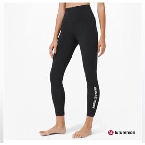 lululemon athletica Black High-Waisted Leggings Orangetheory